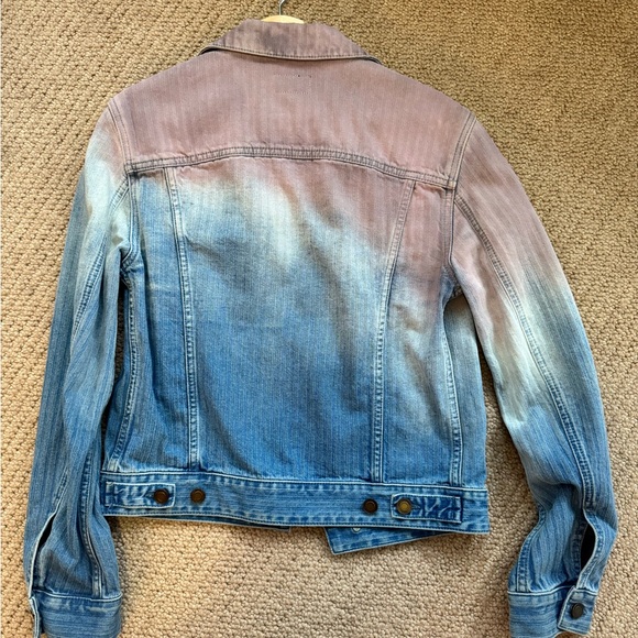 Saint Laurent Degrade Denim Trucker Jacket $1,190 - Picture 11 of 12